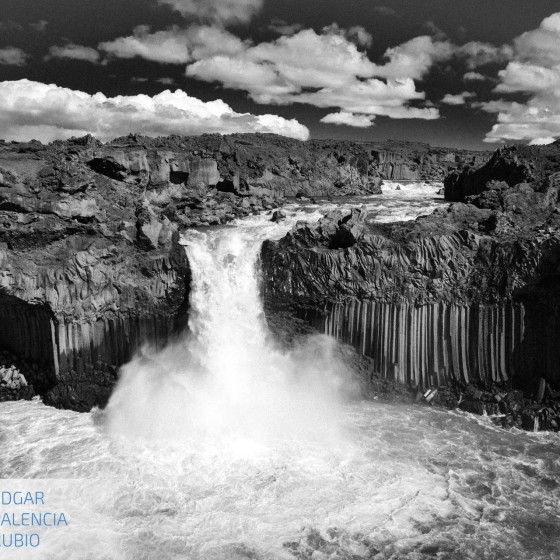 Edgar Palencia Rubio photography of Aldeyjarfoss in Iceland